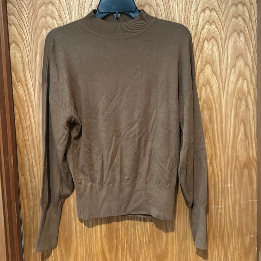 Karen Millen top. Dark camel color